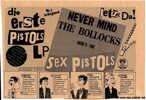God Save The Sex Pistols West German Music Press Adverts And