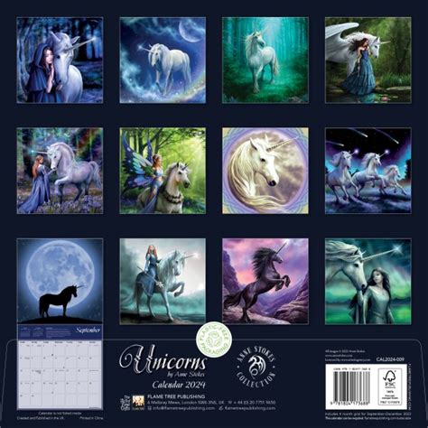 Unicorn Calendar 2024 Aurel Caresse