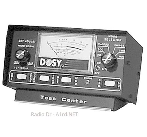 Radio Dr Dosy TC 4001P Lighted 4 000 Watt SWR Mod Watt Meter