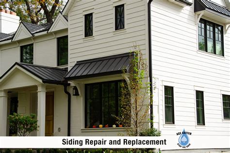 How To Get Your House Ready For Siding Repair And Replacement Ace Gutters