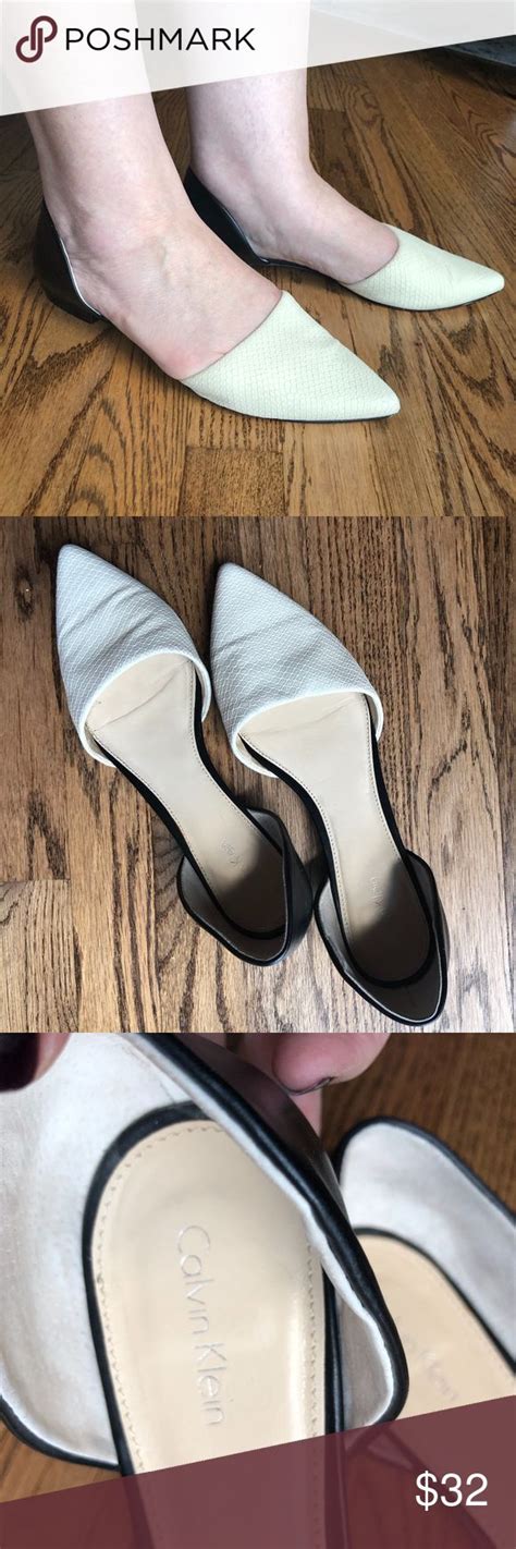 Sold Calvin Klein Laura Point Toe Women Black Point Toe Shoes Calvin Klein Shoes Nude