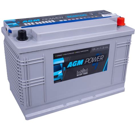 Akumulator intAct AGM-Power 12V-100Ah - Top start