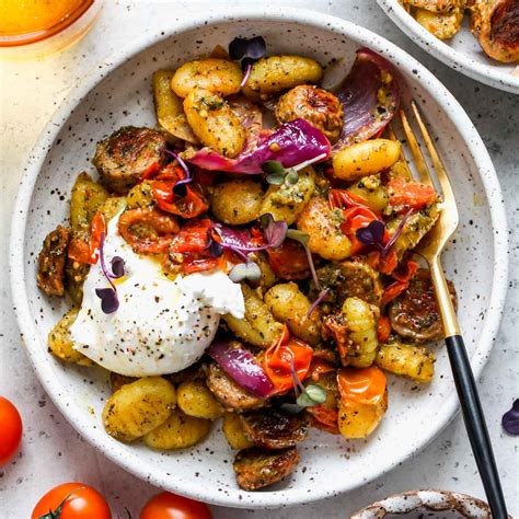 Sheet Pan Pesto Gnocchi Dishing Out Health