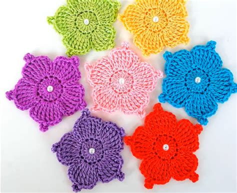Crochet Easy Flower Video Tutorial We Love Crochet