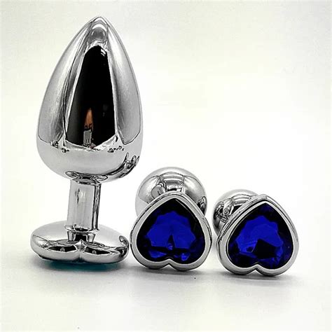 Aliexpress Buy AUEXY Sex Vigin Heart Buttplug Metal Stainless Steel Butt Plug Gay Sextoy