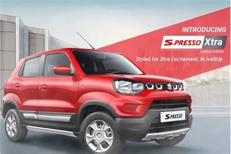 Maruti Suzuki S Presso Xtra Edition Launched In India Design Features