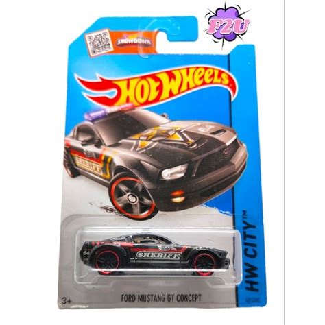 Hot Wheels Ford Mustang GT Concept Black Shopee Malaysia