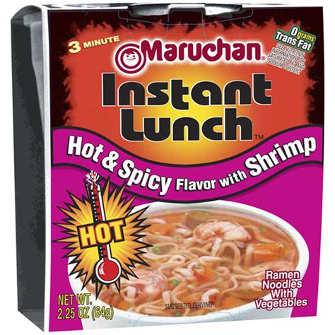 Amazon Maruchan HOT SPICY FLAVOR With SHRIMP Instant Lunch 2 25oz 24 Pack Grocery