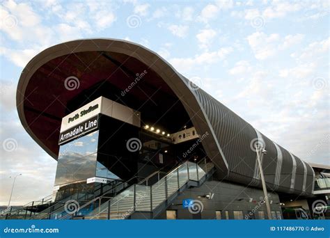 Perth Stadium Train Station Stock Photo Image Of Tram Underground