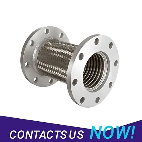 Manufacture Stainless Steel Corrugated Flexible Bellows Braided Flange