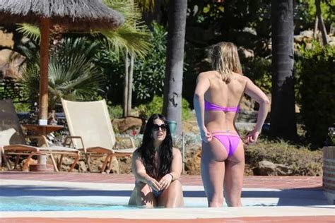 Gemma Atkinson Snapped In A Bikini In Marbella Despite Leaving Sexy Days Behind The Mirror