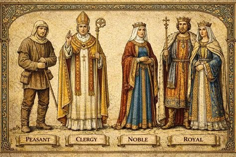 medieval clothing fashion fabrics  social status   middle ages