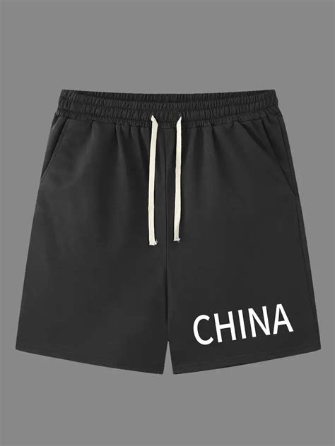 China Print Mens Drawstring Pants Loose Casual Trousers Temu Canada