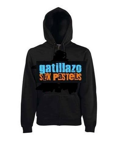 GATILLAZO LOGO SEX PASTELS CHAQUETA CREMALLERA NEGRA AMEDISK