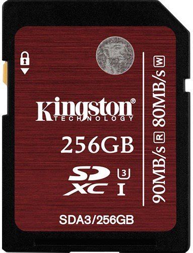 Купить Kingston SDXC Ultimate 256GB UHS-I U3 (SDA3/256): цена на ...