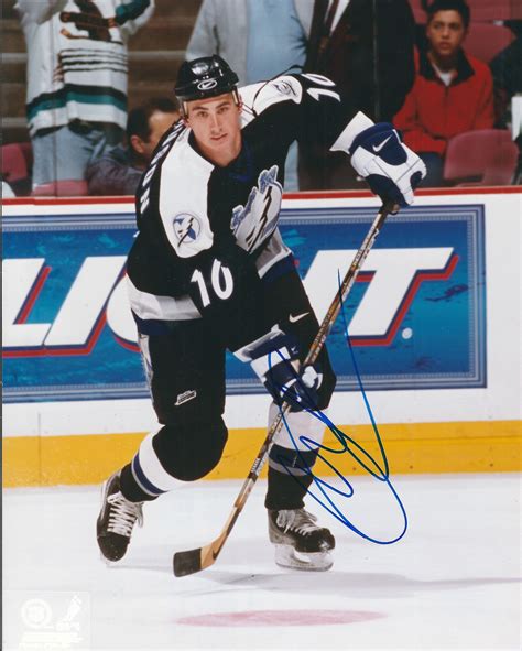 Autographed MIKE JOHNSON 8X10 Tampa Bay Lightning photo - Main Line ...