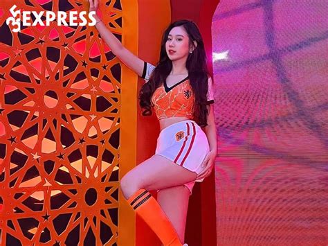 Hot girl Vi Hoa là ai Hot girl cổ vũ đội tuyển Hà Lan tại World Cup 2022