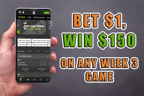 Draftkings Sportsbook Promo Bet 1 On Week 3 Nfl Win 150 Bonus