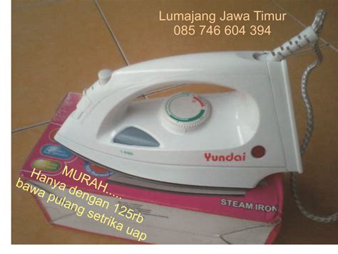 alat listrik setrika uap