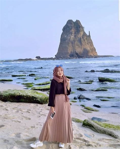 Inspirasi Ootd Hijab Pantai Yang Paling Instagramable