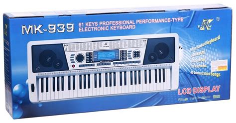 Keyboard MK-939 - 61 klawiszy, wbudowane głośniki, zasilacz