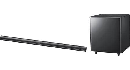 Samsung HW-F550 Powered 2.1-channel home theater sound bar with ...