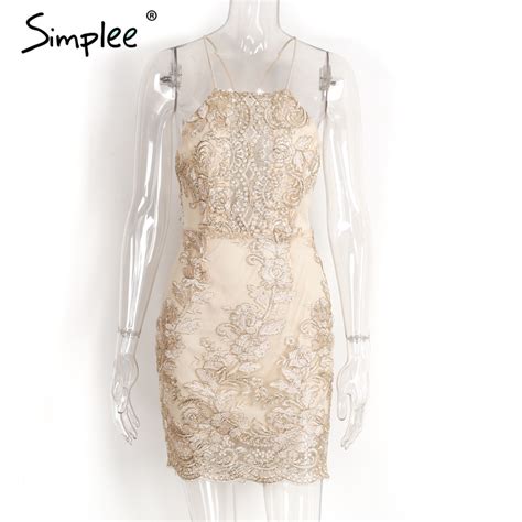 Simplee Halter Off Shoulder Summer Dress Women Hollow Out Party Lace