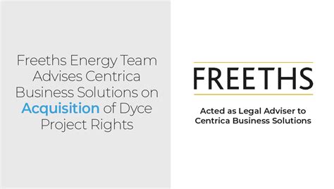 Freeths Energy Team Advises Centrica Business Solutions