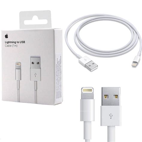 Cabo 1m Para Iphone Entrada Lightning Usb De 1 Metro Iphone Plus X E Xs