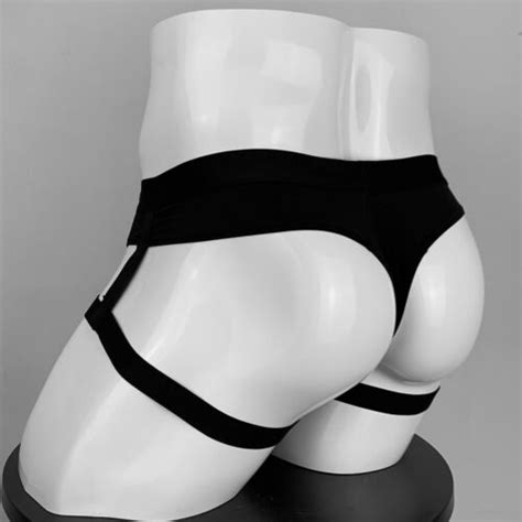 Mens Underwear Thong Sexy Transparent Ice Silk Suspender Lingerie Pouch T Back Ebay