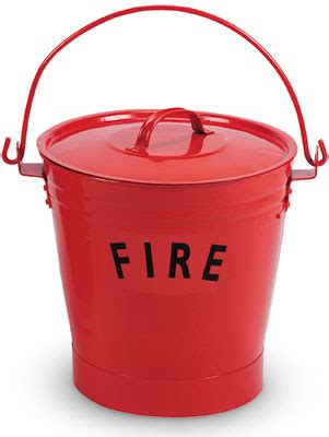 Metal Fire Bucket Lid For Litre Fire Bucket