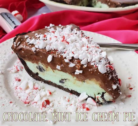 Chocolate Mint Ice Cream Pie - Portlandia Pie Lady