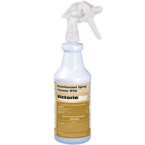victoria bay disinfectant spray cleaner rtu  oz spray bottle medstone