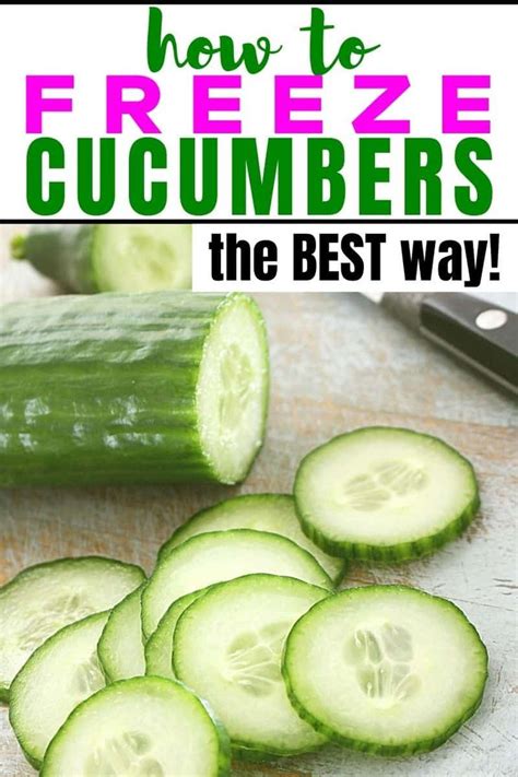 Can You Freeze Cucumbers Yes You Can And Heres The Best Way To Do It