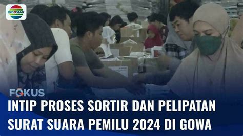 Yuk Intip 173 Orang Di Gowa Melakukan Sortir Dan Lipat Surat Suara