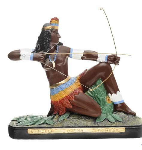 Cabocla Jurema Flecheira Umbanda Imagem Escultura Cm Elo