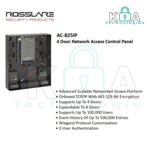 Jual Rosslare AC 8251IP 4 DOOR ACCESS CONTROL PANEL Jakarta Barat