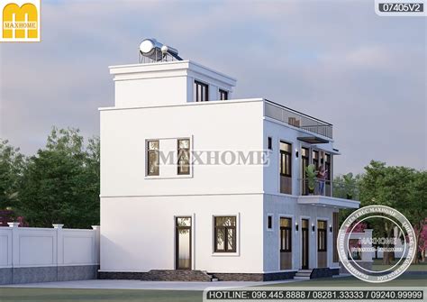 Siêu HOT Nhà hiện đại tầng tum quá đẹp và sang trọng do Maxhome thiết kế MH