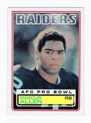 1983 Topps 294 Marcus Allen RC EBay