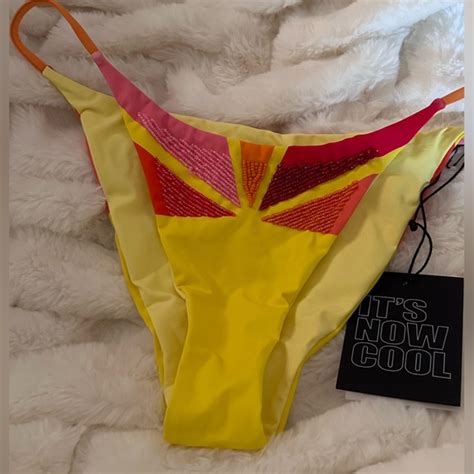 Its Now Cool Swim Its Now Cool String Bikini Bottom Poshmark