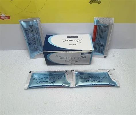 Cernos Testosterone Gel Packaging Size 1 Box X 14 Pouches Packaging