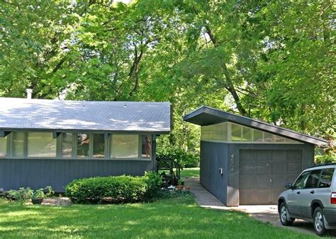 Slanted Roof Garage Mid Century Modern Garages Creatively Living Blog