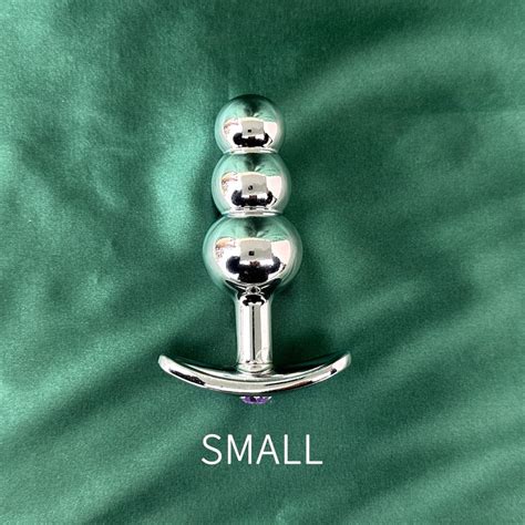 Metal Anal Beads Prostate Massage Stainless Steel Butt Plug Heavy Anus Beads Balls