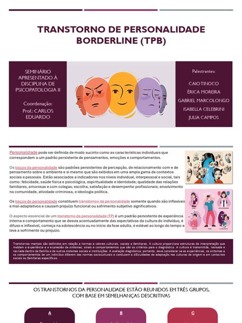 O Transtorno De Personalidade Borderline - Transtorno de Personalidade Borderline | PDF | Transtorno de ...