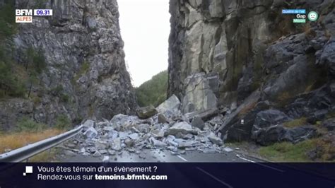 Queyras Un Boulement Dans Les Gorges Du Guil