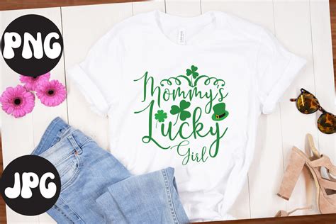 Mommy S Lucky Girl Svg Design Mommy S Lucky Girl Retro Design Mommy S