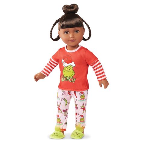 My Life As Poseable Grinch Sleepover Inch Doll Dark Brunette Hair Brown Eyes Walmart