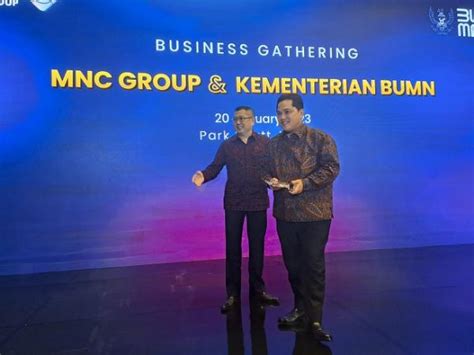 Sukses Benahi Bisnis BUMN Erick Thohir Dipuji Hary Tanoesoedibjo