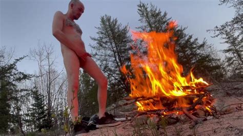 Using Toy Near Public Trail Almost Caught Pornhub Gay