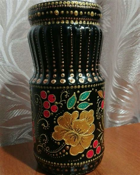 Вазочка из баночки от кофе